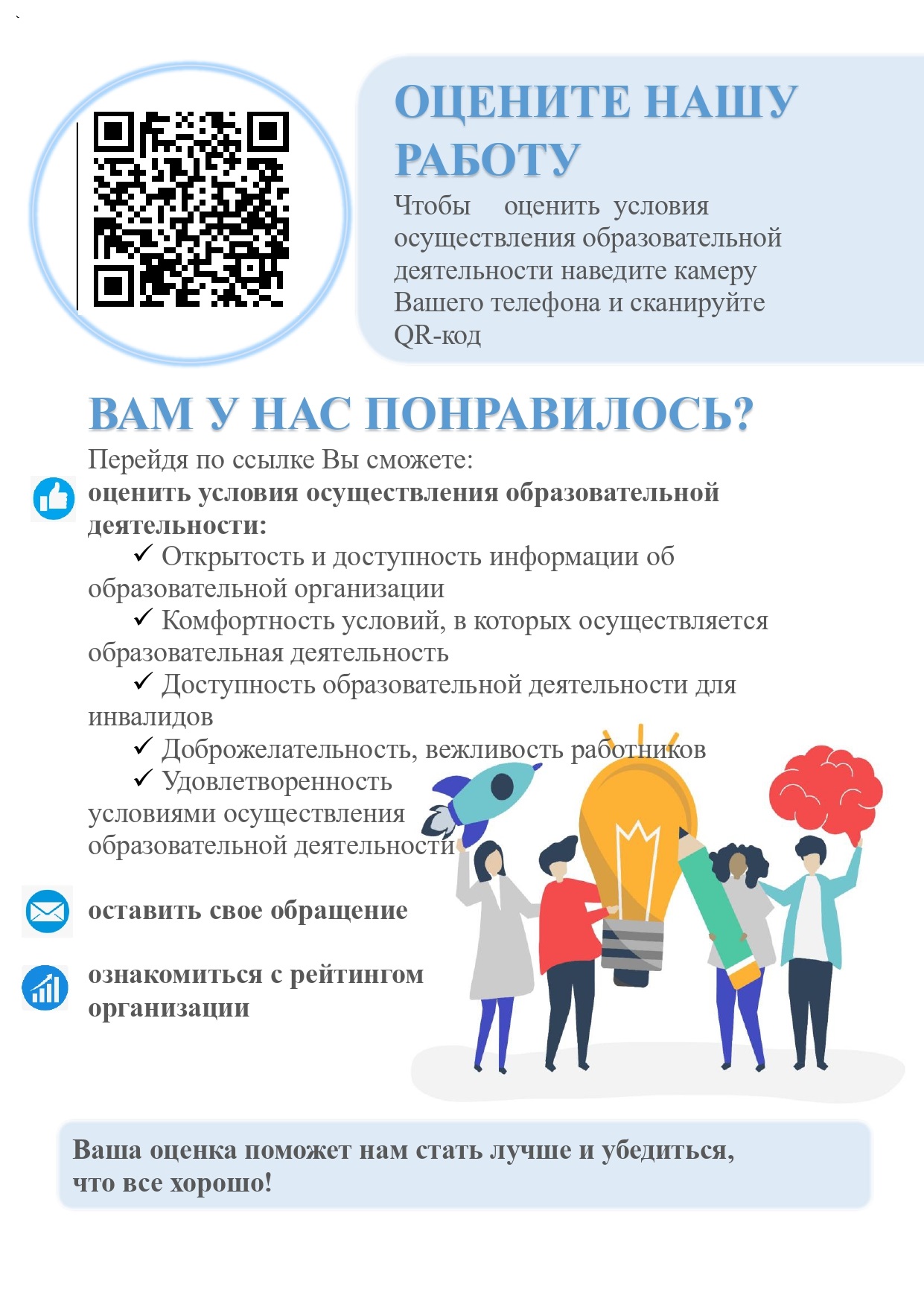 Оцените нашу работу